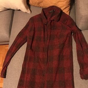 Obey plaid shirt dress